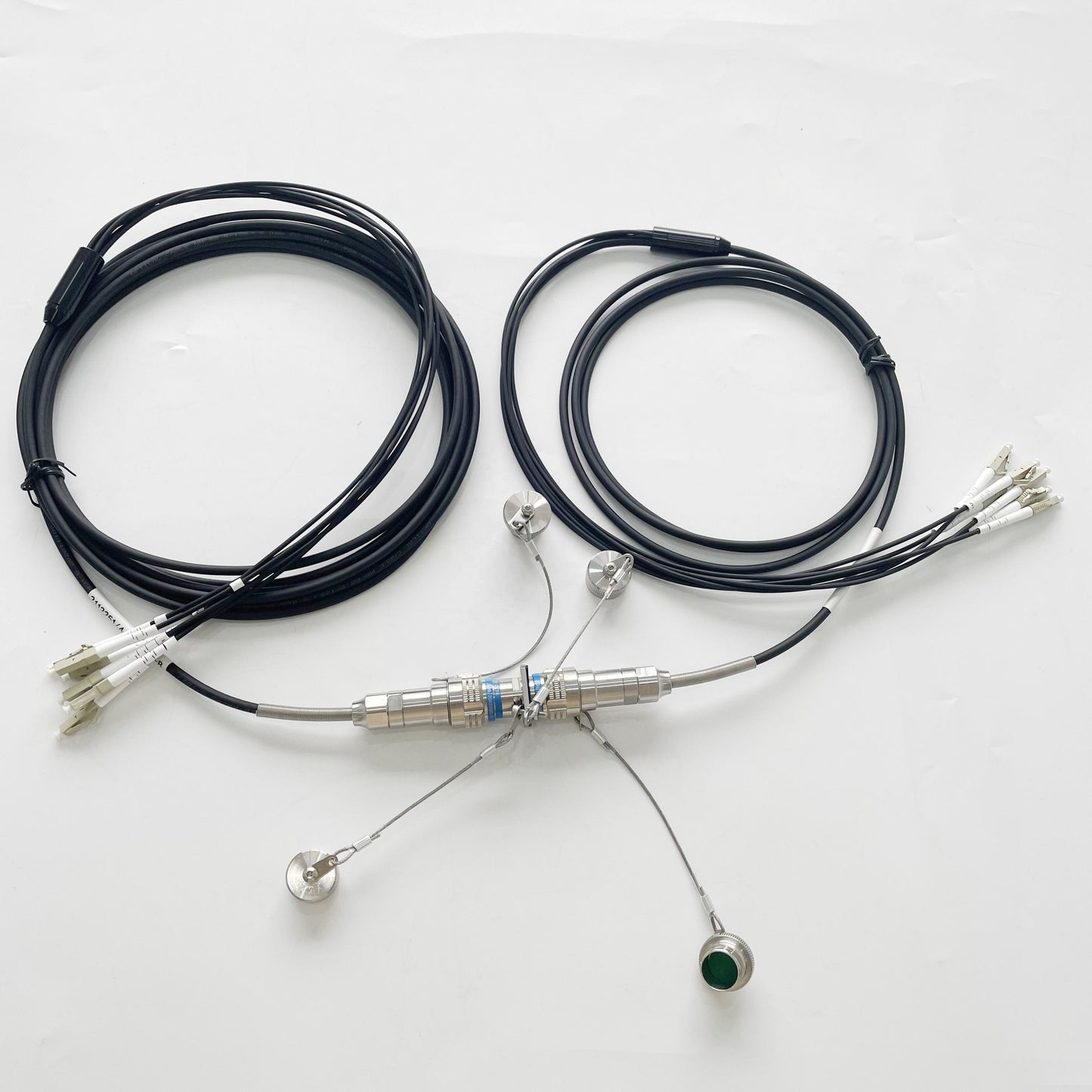 D38999/26KB98B1N J599 Series IP67 Waterproof Connectors Underwater Fiber Optic Cable Assembly