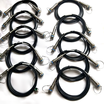 D38999/26KB98B1N J599 Series IP67 Waterproof Connectors Underwater Fiber Optic Cable Assembly