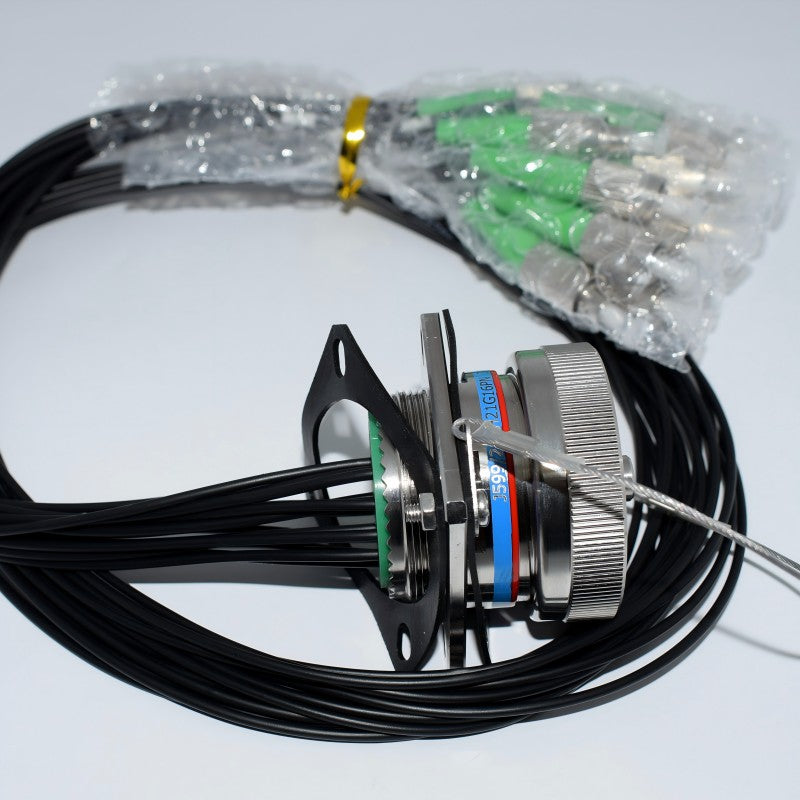High Density J599/D38999 MPO/MTP Waterproof connecto