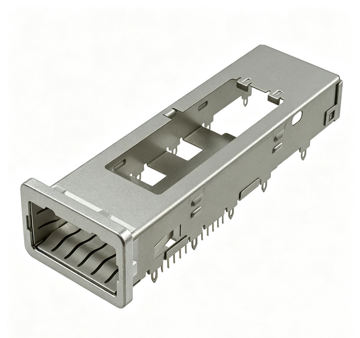 1551891-1 ZQSFP+ Cage Press-Fit Through Hole