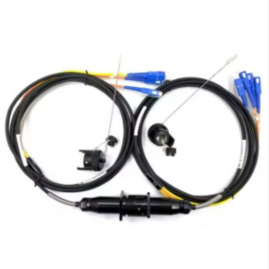 YZA Fiber Connectors 4 Cores YZA04P YZA04S IP67 Waterproof Specialty Harsh Environment Application with Cable Reels