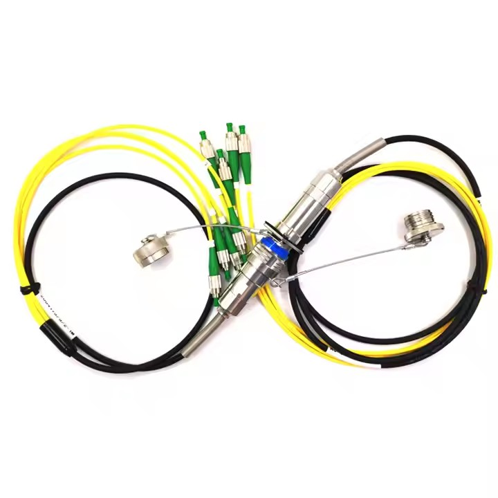 D38999A8/26KC04N ARINC801 38999 A8 Series 4CORES IP67 Waterproof Connectors Fiber Optic Cable Assembly