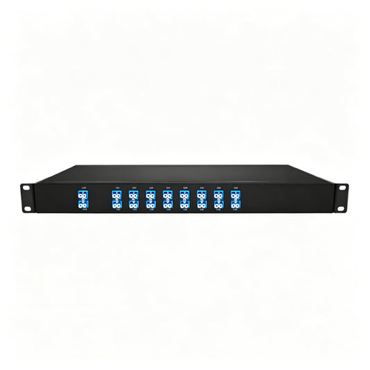 16 Channels 1RU Duplex DWDM MUX DEMUX C21 to C36 with Monitor Port and Express Port
