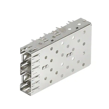 1761014-3 Position SFP Cage Ganged (1 x 2) Connector Press-Fit Through Hole