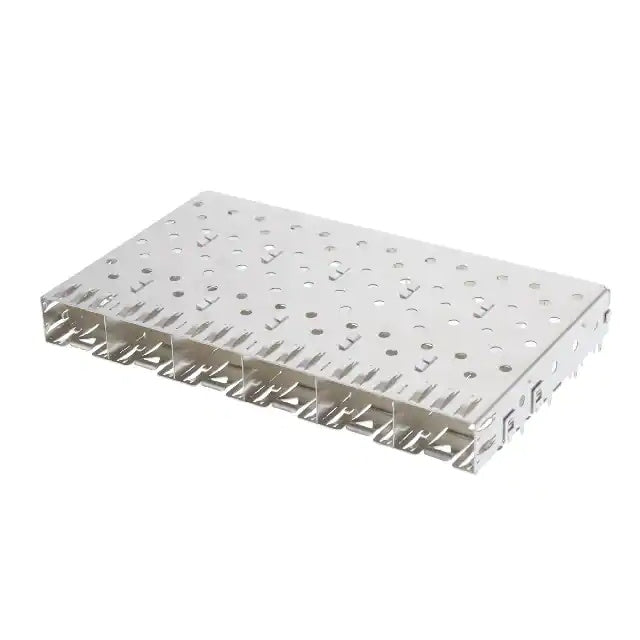 1761015-3 SFP Cage 1X6 Port 4 Gbs Through Hole Press-Fit Right Angle