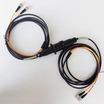 TBE005 TBE003 /YZA Fiber connectors 2 cores IP67 waterproof specialty harsh environment application with cable reels