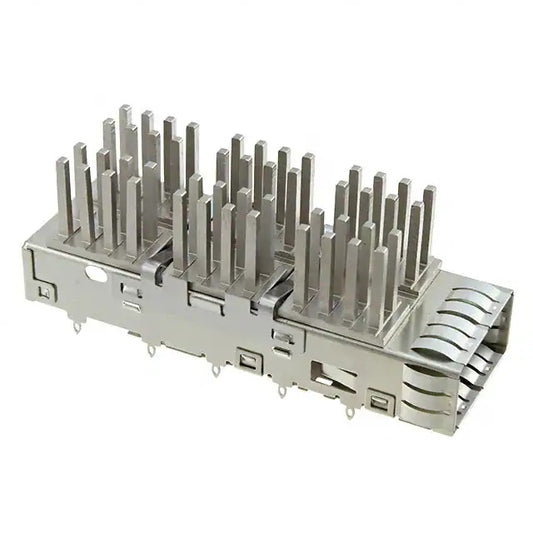 1888631-3 TE QSFP+ Cage 1 x 1 Port With Heat Sink 14 Gbs No Lightpipe