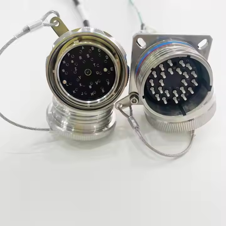 D38999A8/26KH24N ARINC801 Series 24CORES IP67 waterproof connectors fiber optic cable Assembly