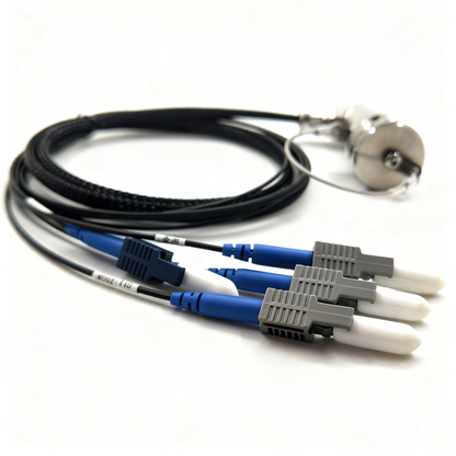 D38999 4Cores Plastic of fiber connectors Plug and Socket J599POF/04P -4*HFBR4501 fiber optic cable Assembly