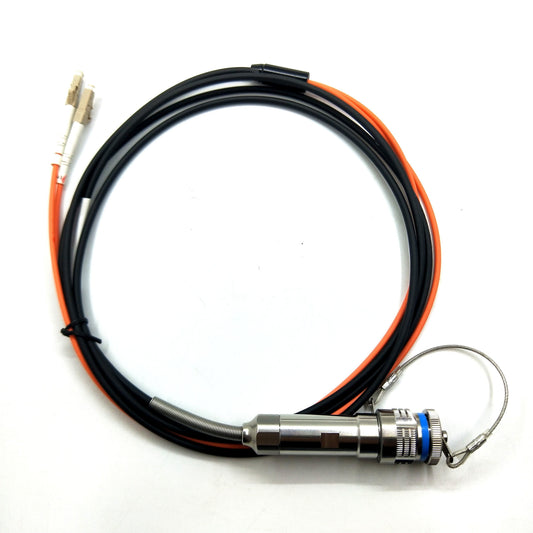 D38999 Series Standard Circular Connectors 2Cores Plug Fiber Optic Cable Assembly