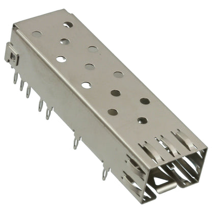 2227023-1 Position SFP Cage Connector Press-Fit Through Hole Right Angle Shielded No Light Pipe