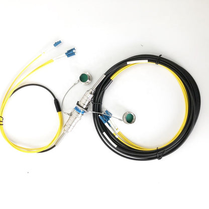 D38999/26KC04B1N GJB599 /20KC04A1N Series Standard Circular Underwater Connectors Plug Fiber Optic Cable Assembly