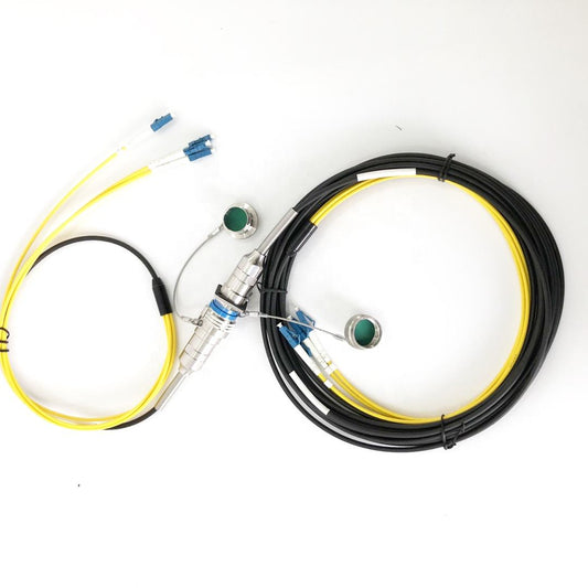 D38999/26KC04B1N GJB599 /20KC04A1N Series Standard Circular Underwater Connectors Plug Fiber Optic Cable Assembly