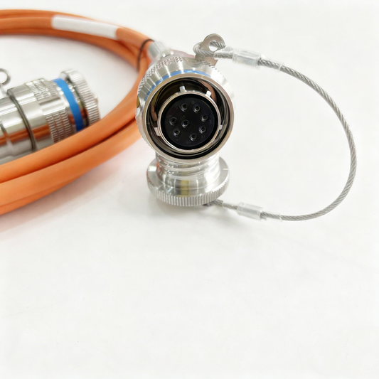D38999 8Cores Multi Mode Fiber Cable Plug and Socket J599/26KC08B1N -J599/26KC08B1N Fiber Optic Cable Assembly