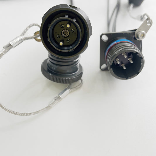 D38999A8/26WC04N ARINC801 Series 4CORES IP67 Waterproof Connectors Fiber Optic Cable Assembly