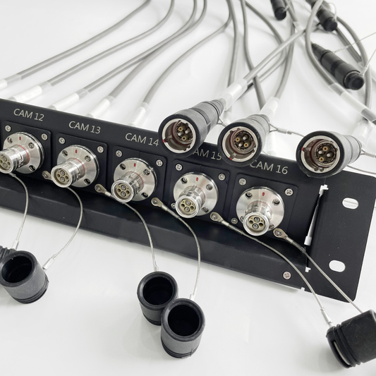 HDTV fiber connector 3K 93c FUW PUW Camera and Broadcasting SMPTA Hybrid Cable Assemblies 3K 93C 1U 2U PANEL