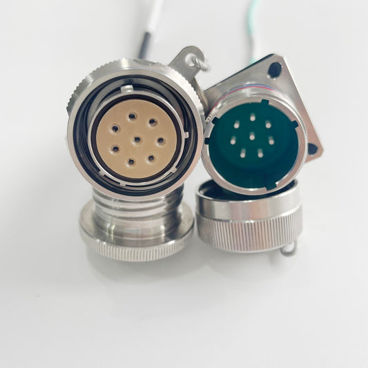 MIL-DTL-38999/26KD08B1N GJB599 /20KD08A1N Series Standard Circular Connectors Plug Fiber Optic Cable Assembly