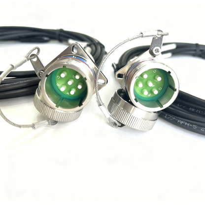 D38999 6Cores Single Mode Fiber Cable Plug and Socket J599/20KE06A1N -6FC Fiber Optic Cable Assembly