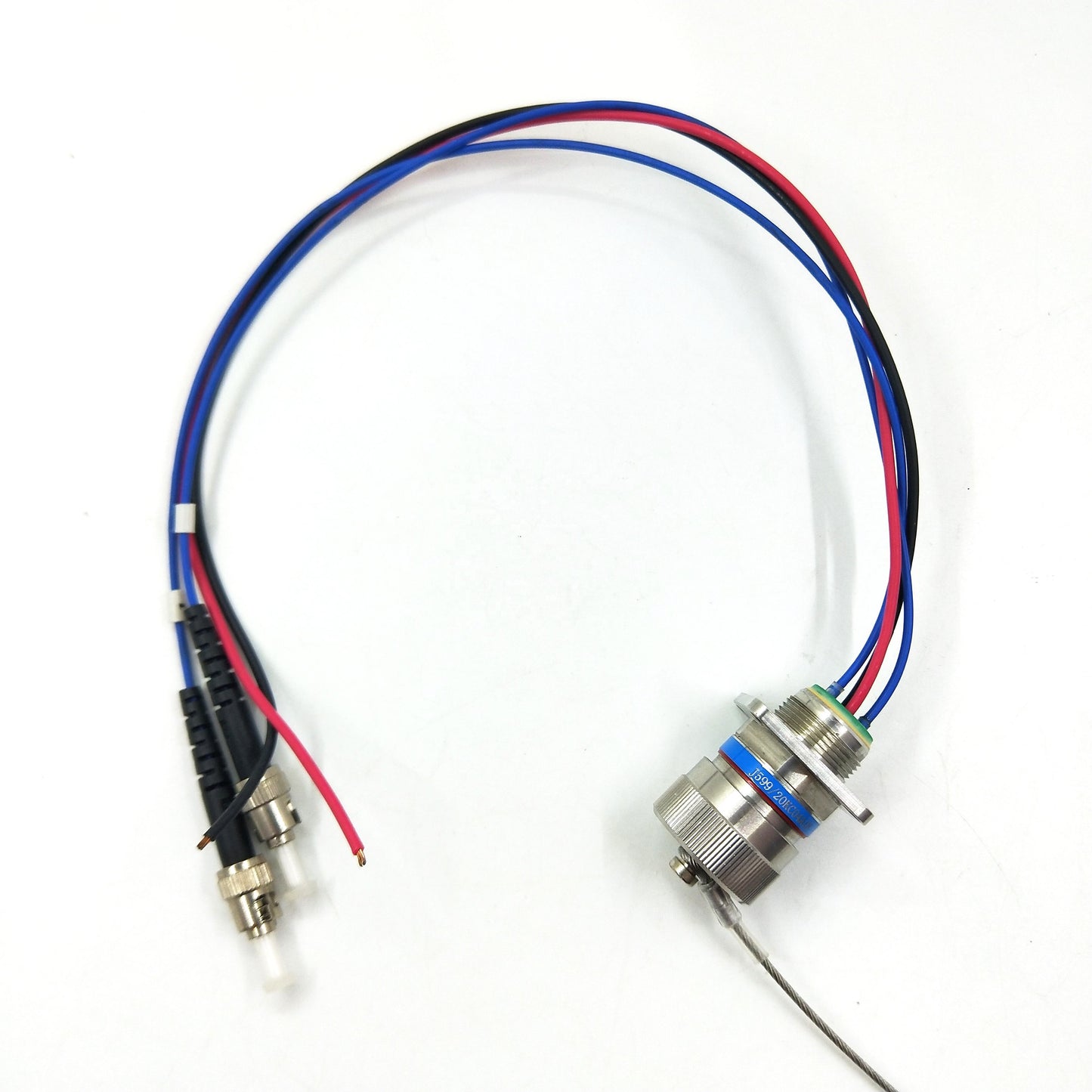 Optical Fiber Connector /Hybrid Composite Fiber and ELECTRICAL D38999 Plug
