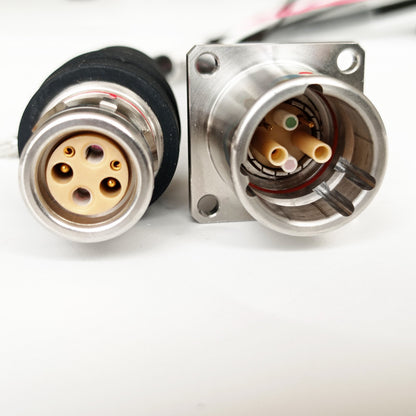 Medical Fiber Connectors QEB2G4D QEB06B 6cores Expanded Beam Fiber Connectors for Medical Equipment Field