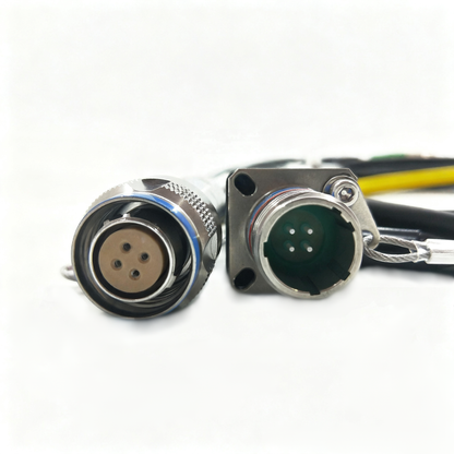 D38999 Series Standard Circular Connectors 4Cores Socket Fiber Optic Cable Assembly