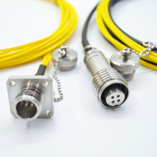 Outdoor Waterproof ODC Fiber Connector ODC 4CORES Plug and Socket Cable Assemblies