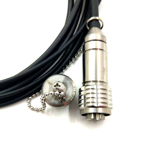 Outdoor ODC Waterproof Tactical Fiber Cable Connector ODC 2/4 Cores Plug Armored Cable Patch Cord