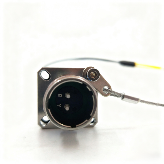 ARINC 801 D38999 Series Fiber Optic 11# 2Cores Receptacle Connectors Cable Assembly