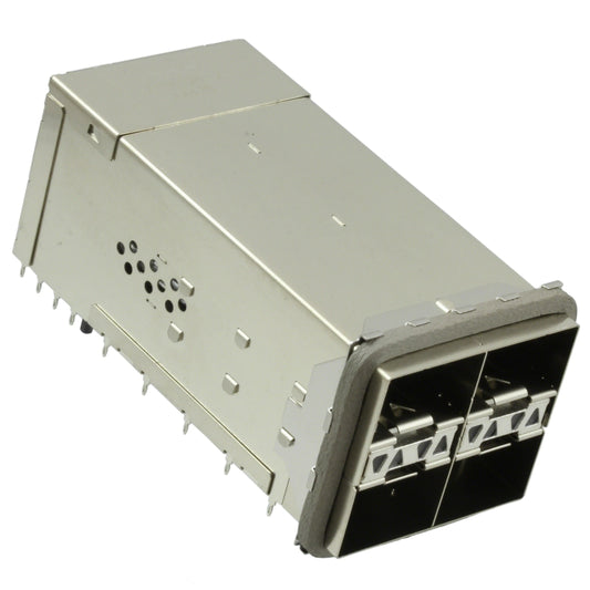 2198325-2 zSFP+ Cage Assembly 2x2 Port With Integrated Connector 32 Gb/s Included Lightpipe