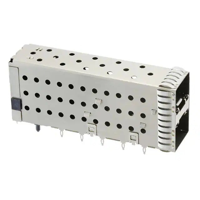 2007492-8 SFP+ Cage Assembly 2x1 Port With Integrated Connector External Springs 16 Gbs
