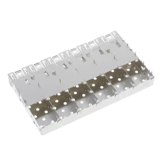 2110957-2 SFP 1X6 CAGE Assembly 8 Gbs Through Hole Press-Fit