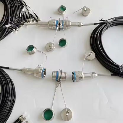 D38999A8/26KF12N ARINC801 Series 12CORES IP67 Waterproof Connectors Fiber Optic Cable Assembly