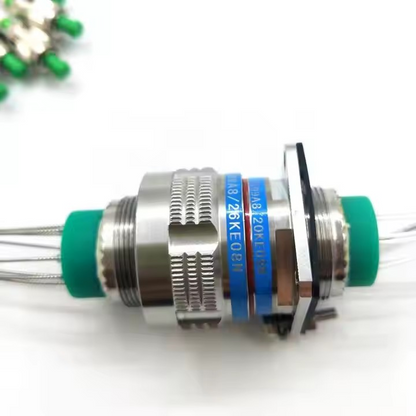 D38999A8/26KE08N ARINC801 Series 8pins IP67 Waterproof Connectors Fiber Optic Cable Assembly
