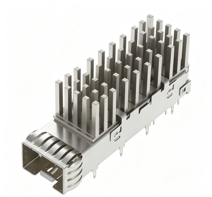 2291634-3 TE SFP+ Cage With Heat Sink 16 Gb/s External Springs