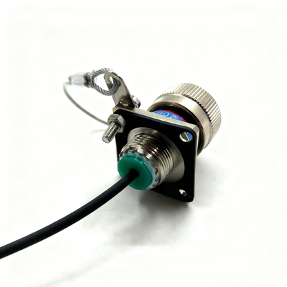 D38999 Series Standard Circular Connectors 1Cores Socket Fiber Optic Cable Assembly