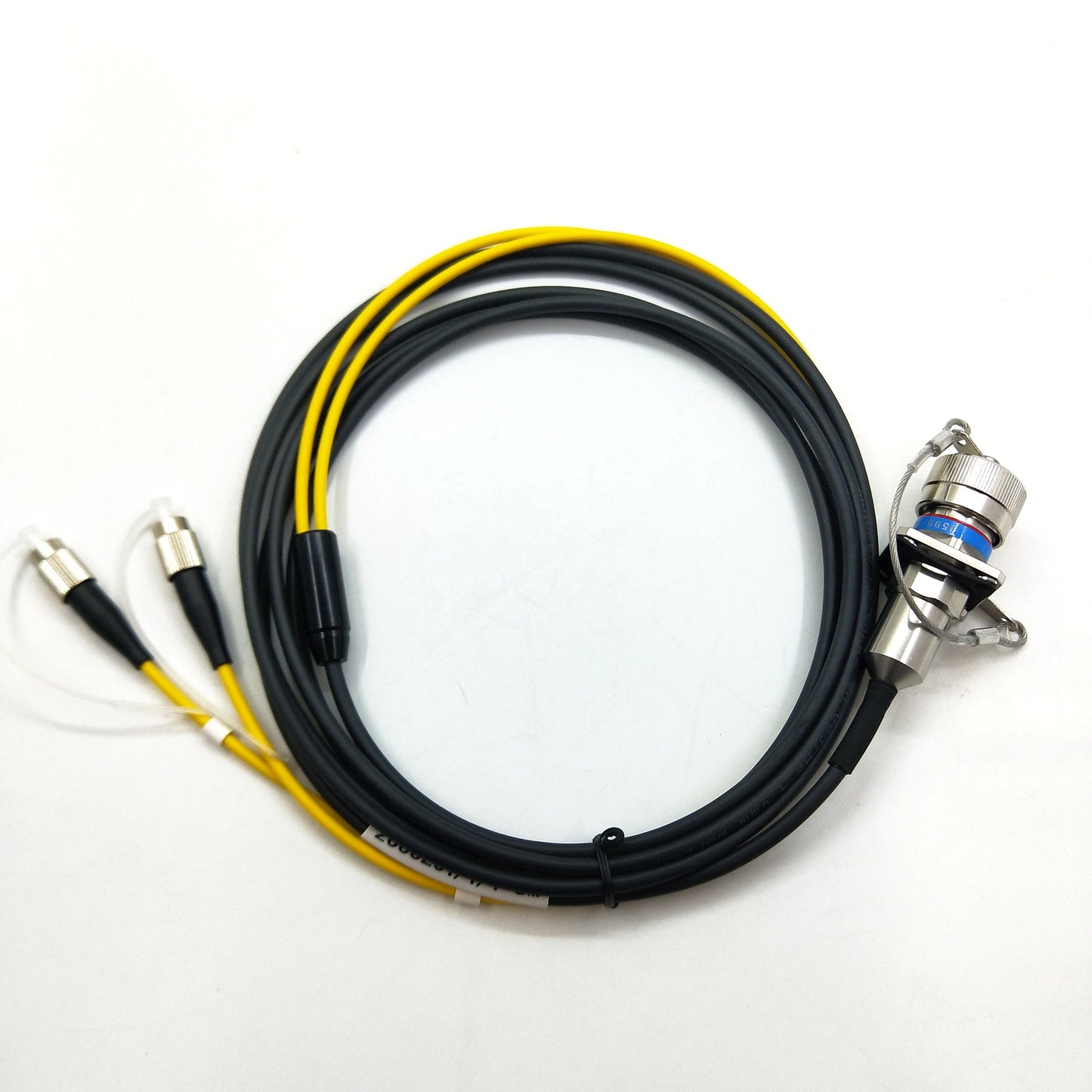 D38999 Series standard circular connectors 2Cores socket fiber optic cable Assembly