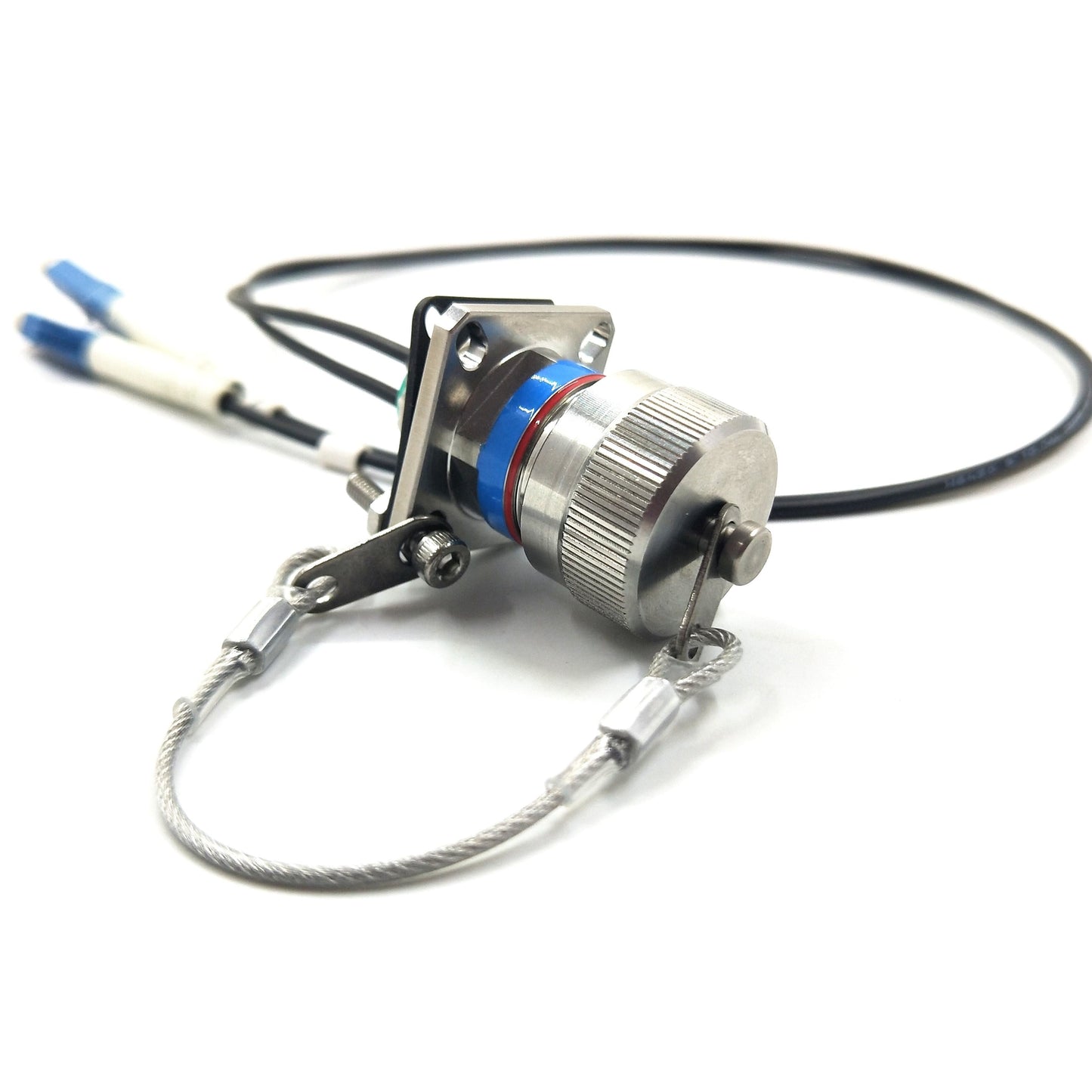 D38999 Series standard circular connectors 2Cores socket fiber optical Cable Assemblies