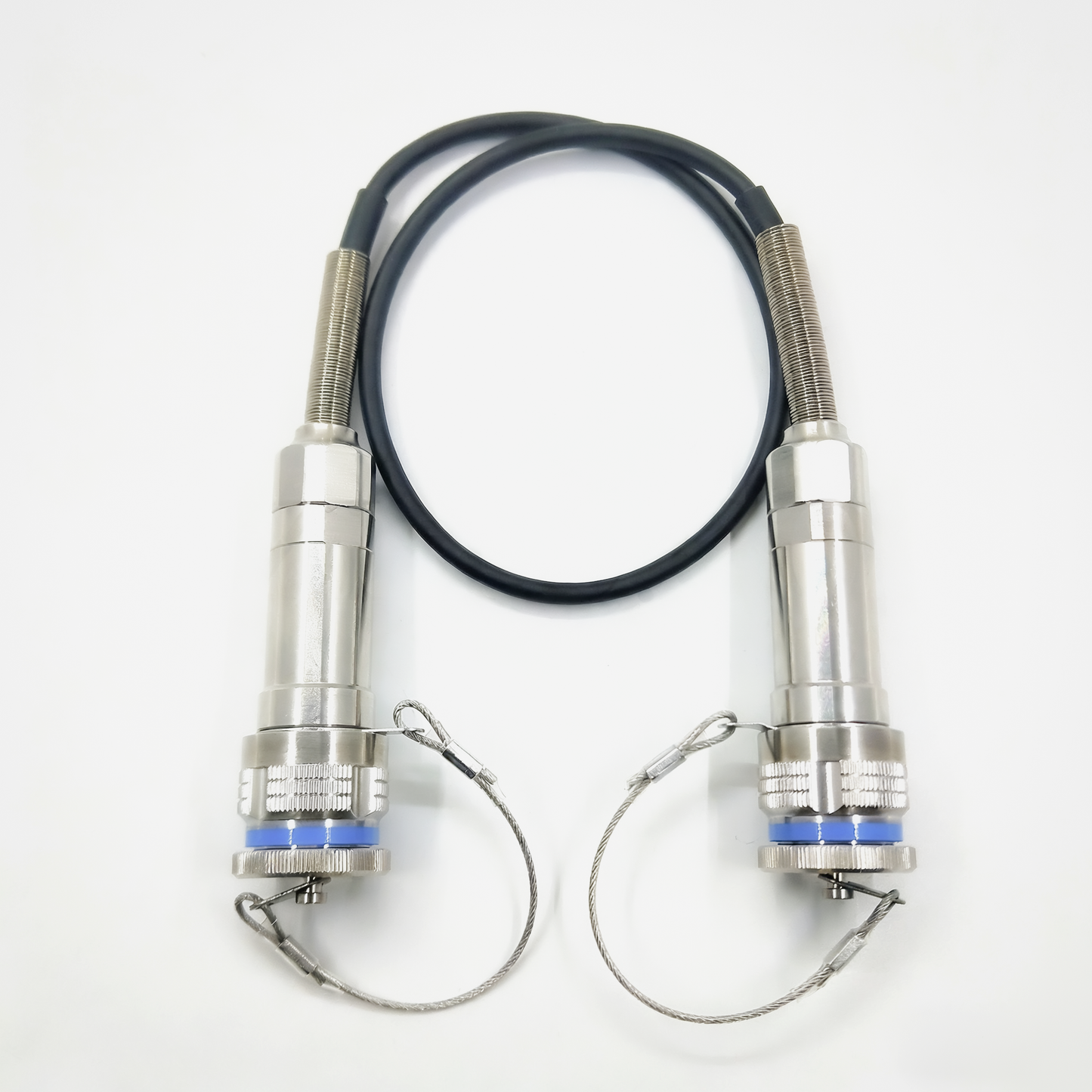D38999 Series Standard Circular Connectors 8Cores Plug Fiber Optic Cable Assembly