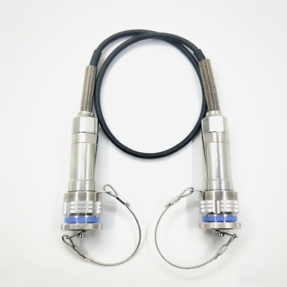 D38999 Series Standard Circular Connectors 8Cores Plug Fiber Optic Cable Assembly