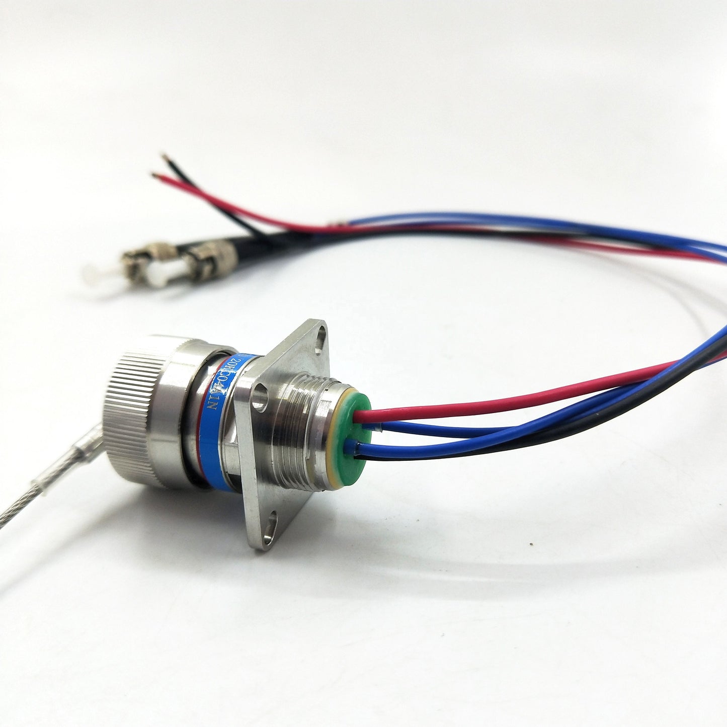 Optical Fiber Connector /Hybrid Composite Fiber and ELECTRICAL D38999 Plug