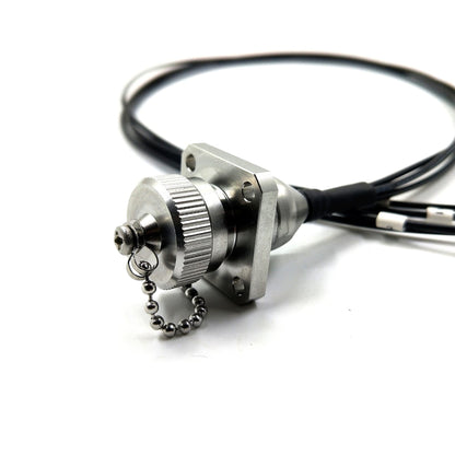 Outdoor Waterproof Optical Fiber Cable Connector ODC 4 Cores Socket Fiber Cable Assemblies