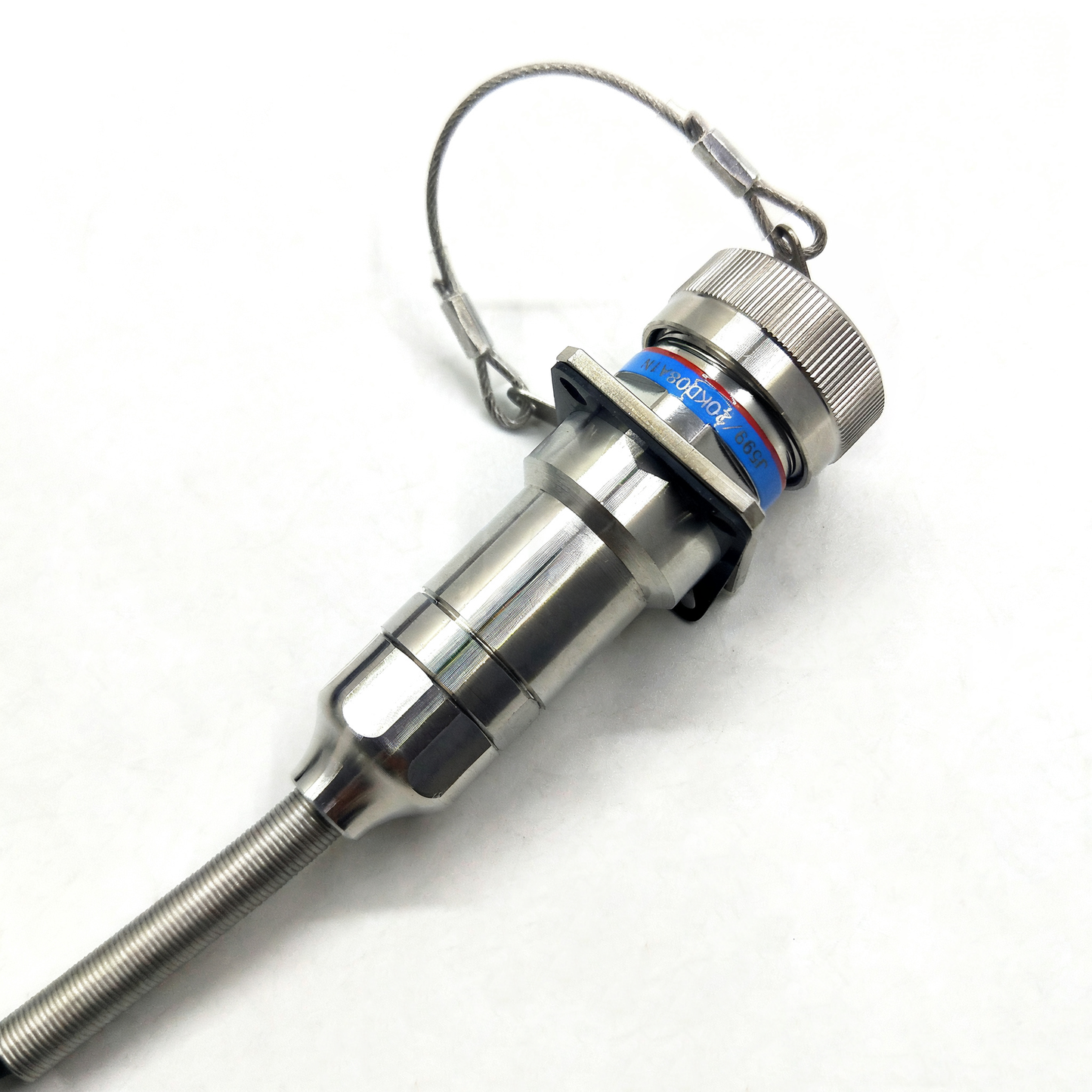 D38999 Series Standard Circular Connectors 15# 8Cores Socket Fiber Optic Cable Assembly