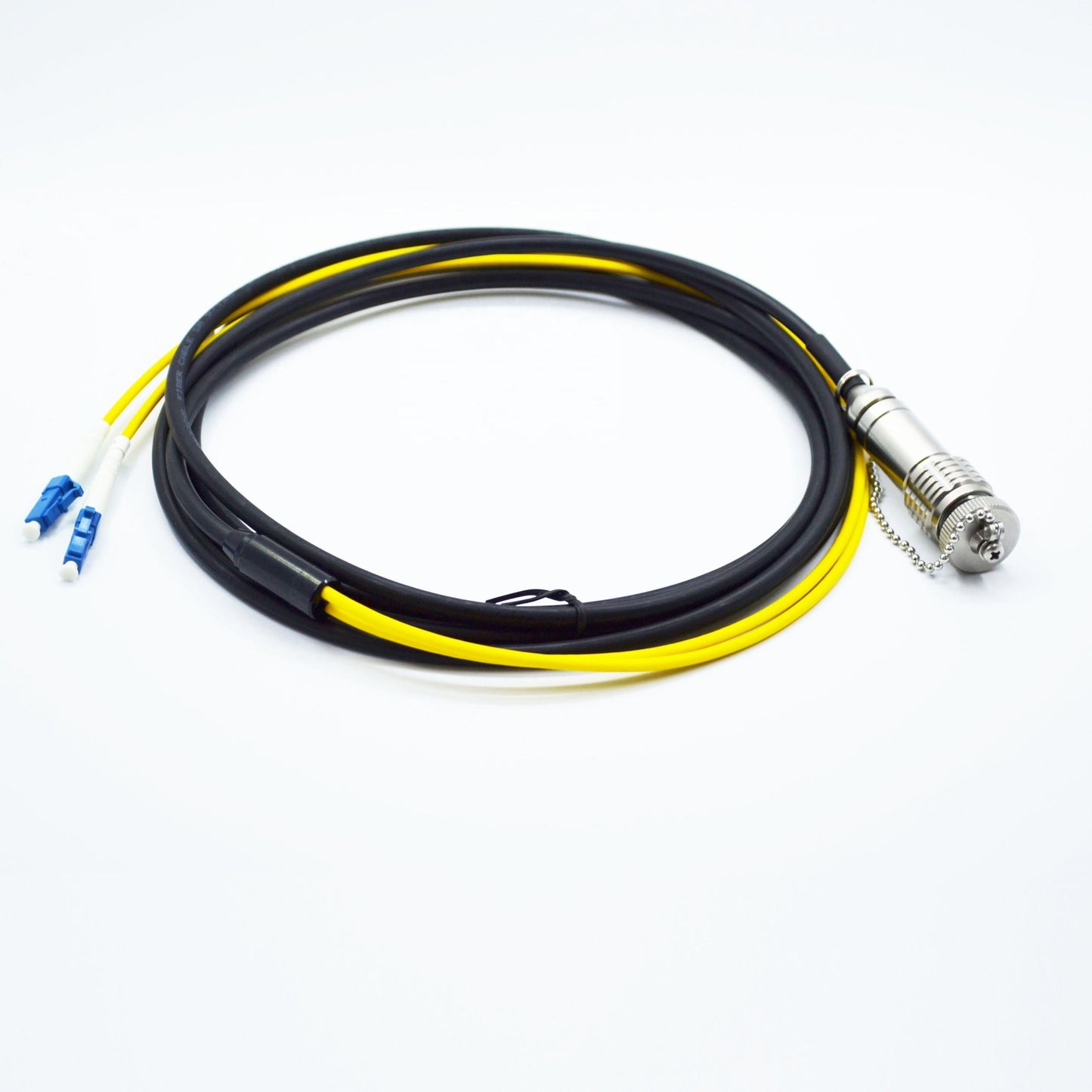 Outdoor Waterproof ODC Fiber Connector ODC 2CORES Plug and Socket Cable Assemblies