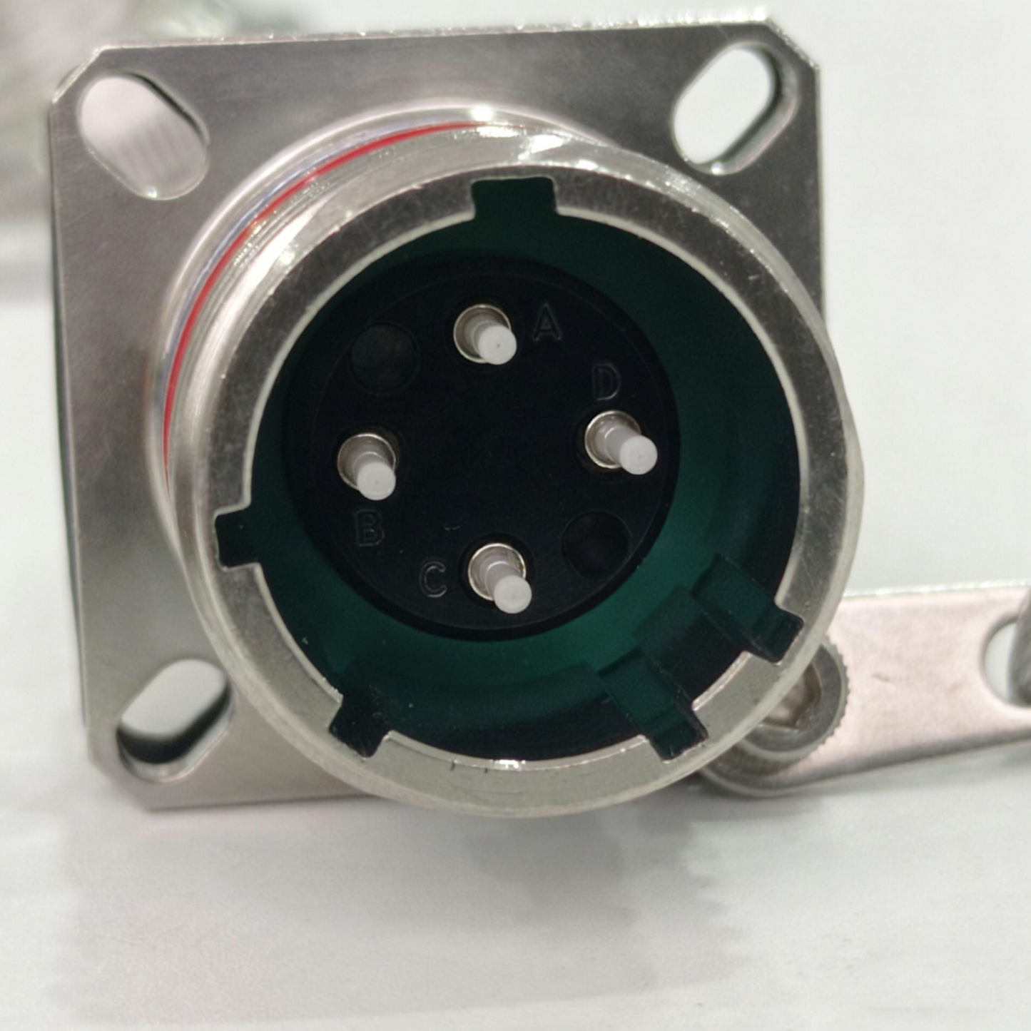 D38999 Series Standard Circular Connectors ARINC801 4Cores Plug and Socket J599A8/26KC04N Fiber Optic Cable Assembly