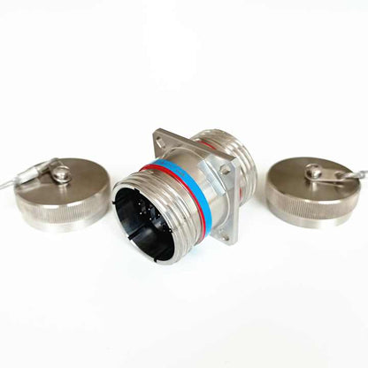 D38999 MT Series GYM31 Fiber Optic 13# 4MT 48cores CONVERT SOCKET Connectors
