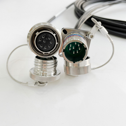 MIL-DTL-38999/26KC08B1N GJB599 /20KC08A1N Series Standard Circular Connectors Plug Fiber Optic Cable Assembly