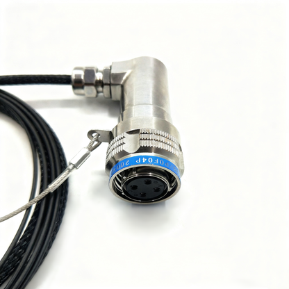D38999 4Cores Plastic of fiber connectors Plug and Socket J599POF/04P -4*HFBR4501 fiber optic cable Assembly