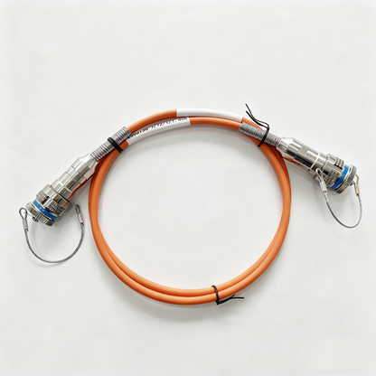 D38999 8Cores Multi Mode Fiber Cable Plug and Socket J599/26KC08B1N -J599/26KC08B1N Fiber Optic Cable Assembly