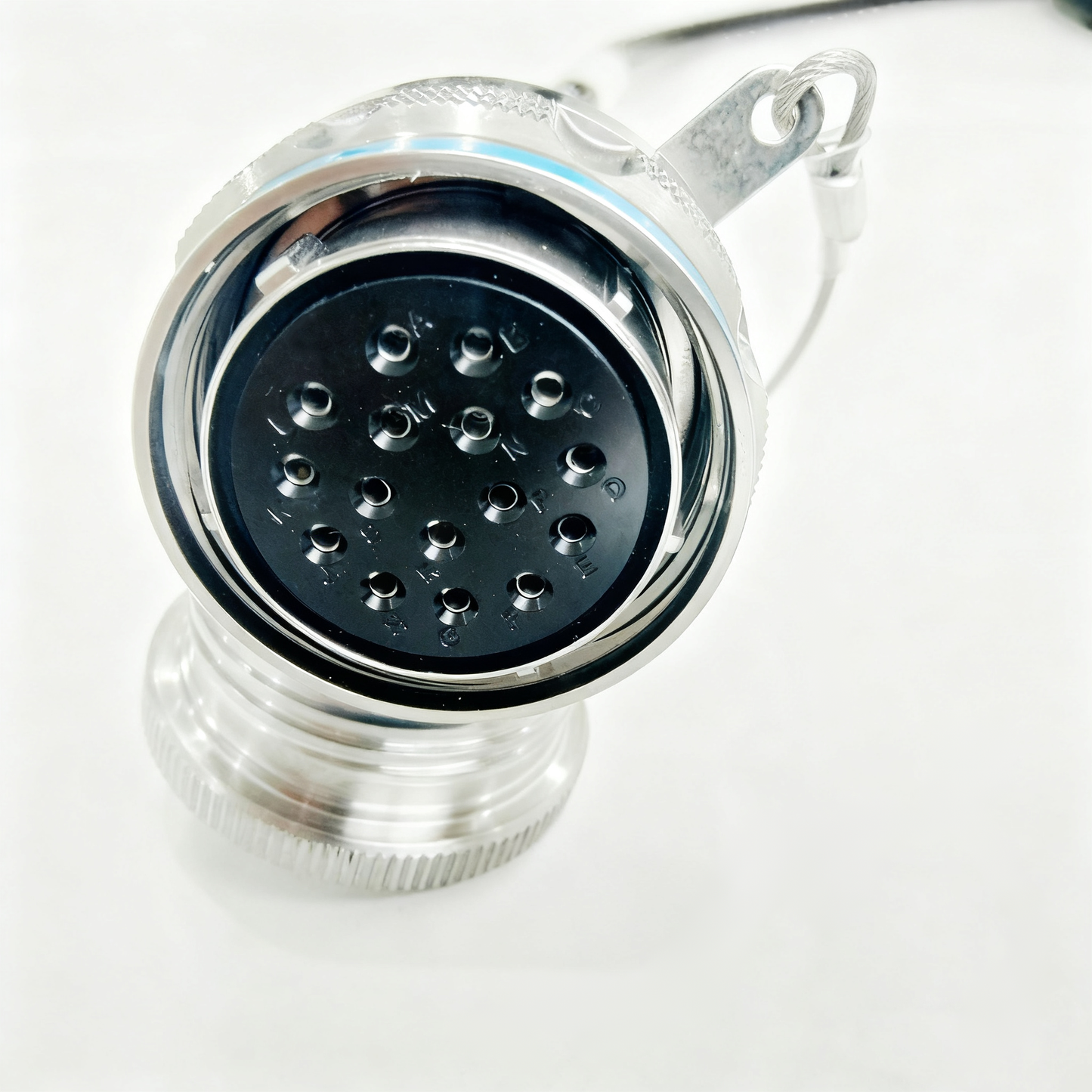D38999 16Cores POF Fiber Connectors Plug and Socket with Pigtail J599POF/26KD16B1N-J599POF/26KD16B1N Fiber Optic Assembly