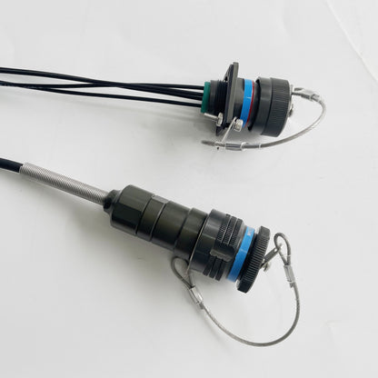 D38999A8/26WC04N ARINC801 Series 4CORES IP67 Waterproof Connectors Fiber Optic Cable Assembly